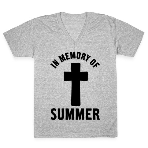 In Memory Of Summer V-Neck Tee Shirt