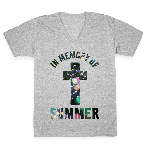 In Memory Of Summer V-Neck Tee Shirt