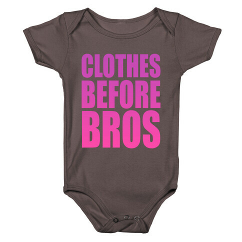 Clothes Before Bros Baby One-Piece