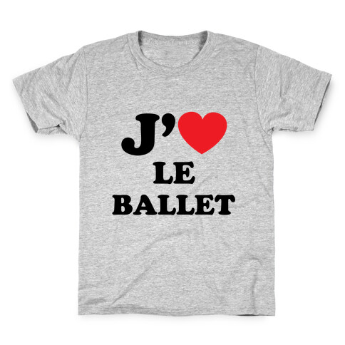 J'aime Le Ballet Kids T-Shirt