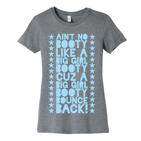 Big Girl Booty Womens T-Shirt