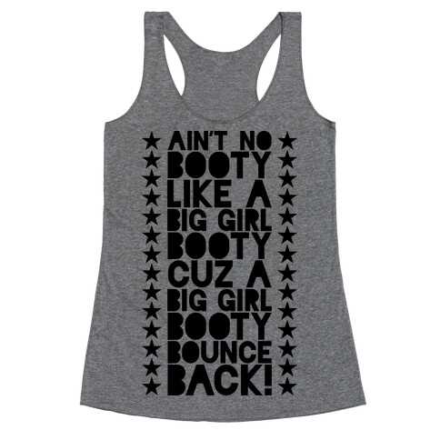 Big Girl Booty Racerback Tank Top