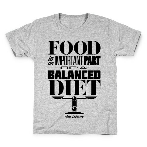 Food Diet Kids T-Shirt