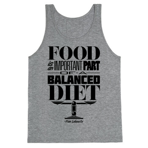 Food Diet Tank Top