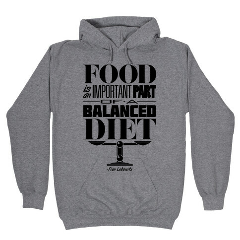 Food Diet Hooded Sweatshirt