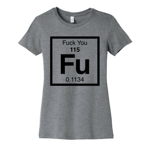 The Element Of F*** You Womens T-Shirt