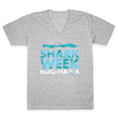 Shark Week V-Neck Tee Shirt