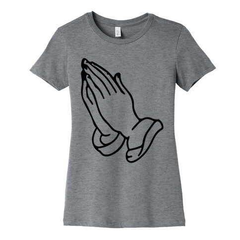 Pray Emoji Womens T-Shirt