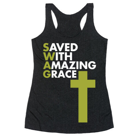 Swag Jesus Swag Racerback Tank Top