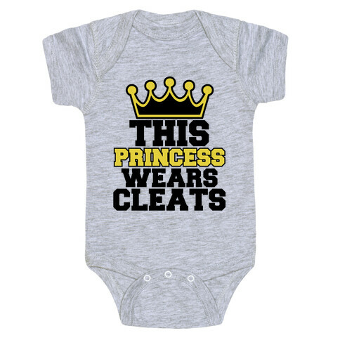 Soccer Princess Baby One-Piece