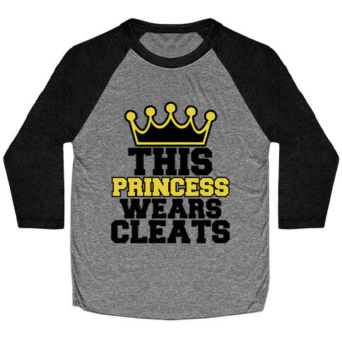 Soccer Princess Baseball Tee