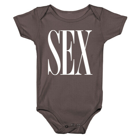 Sex (Text) Baby One-Piece