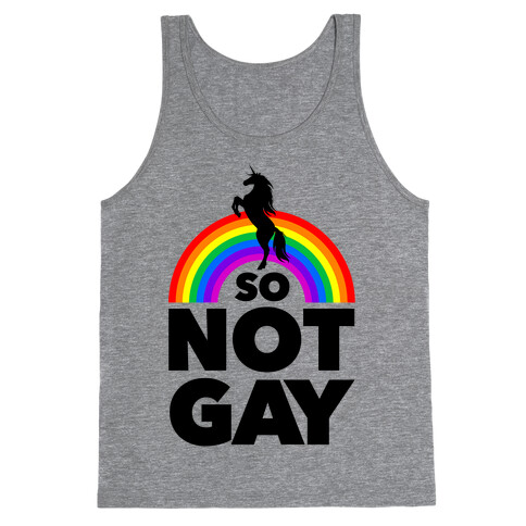 So Not Gay (White) Tank Top