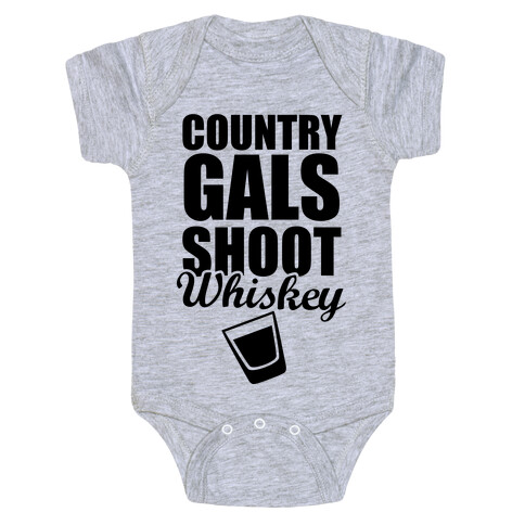 Country Gals Shoot Whiskey Baby One-Piece