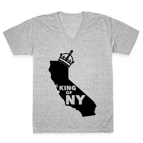 King Of New York V-Neck Tee Shirt