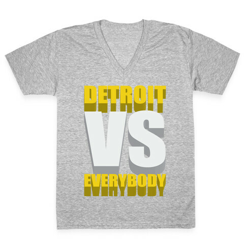 Detroit Vs Everybody V-Neck Tee Shirt