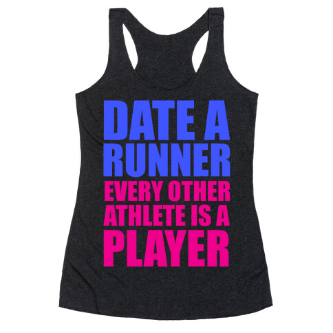 Date a Runner Racerback Tank Top