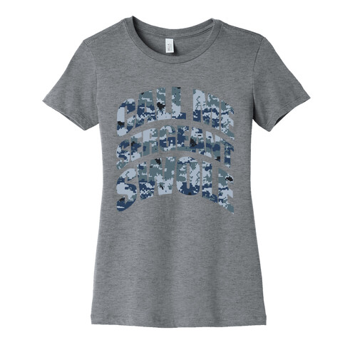 Sergeant Swole (Blue) Womens T-Shirt