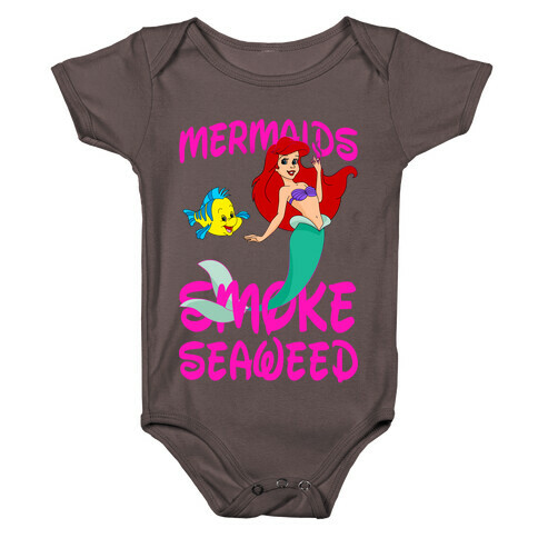 Mermaids Smoke Seaweed Baby One-Piece