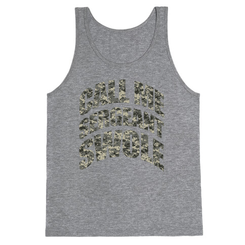 Sergeant Swole (Green) Tank Top