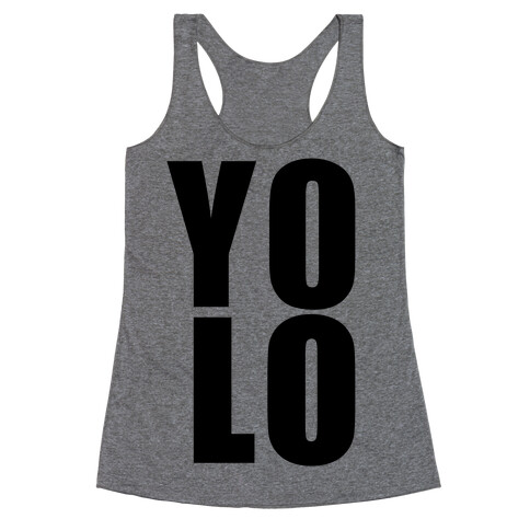 Yolo Racerback Tank Top