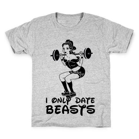 I Only Date Beasts (neon) Kids T-Shirt