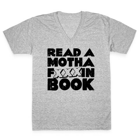 Read a Motha F'ing Book V-Neck Tee Shirt