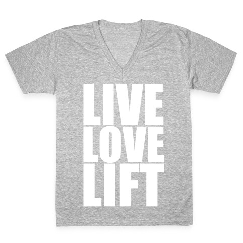 Live Love Lift V-Neck Tee Shirt