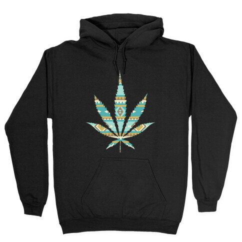 Navajo Leaf Hooded Sweatshirt