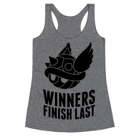 Winners Finish Last In Mario Kart Racerback Tank Top