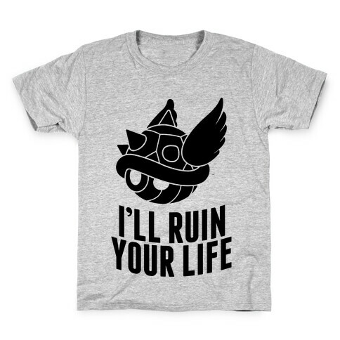 Blue Shell Will Ruin Your Life Kids T-Shirt