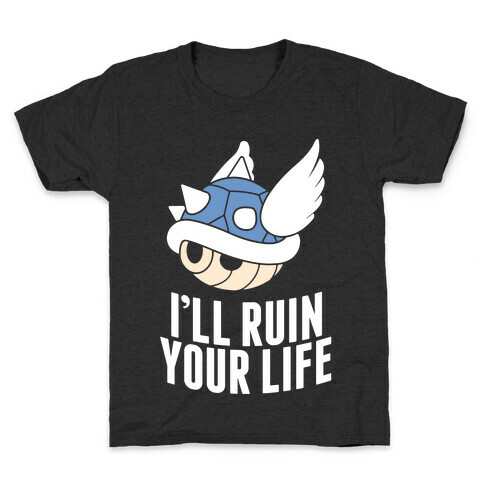Blue Shell Will Ruin Your Life Kids T-Shirt