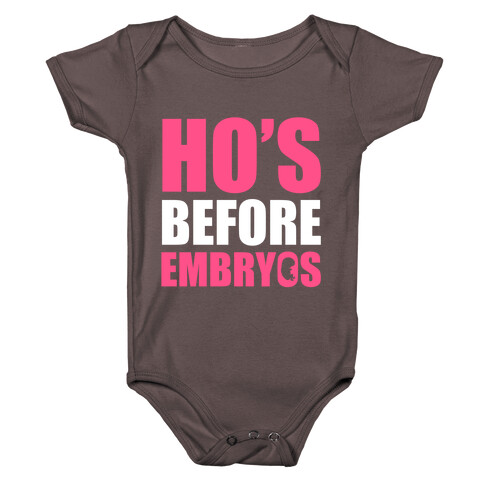 Ho's Before Embryos Baby One-Piece