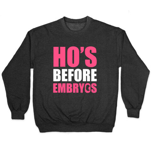 Ho's Before Embryos Pullover