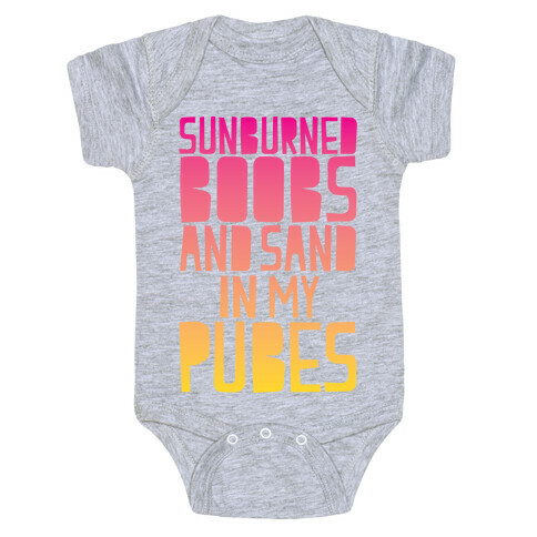 Why I Hate The Beach Baby One-Piece