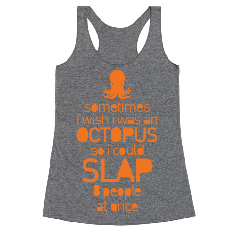 Octopus Slap Racerback Tank Top