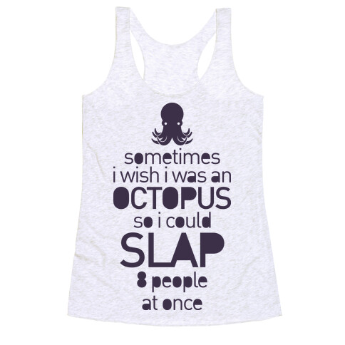 Octopus Slap Racerback Tank Top