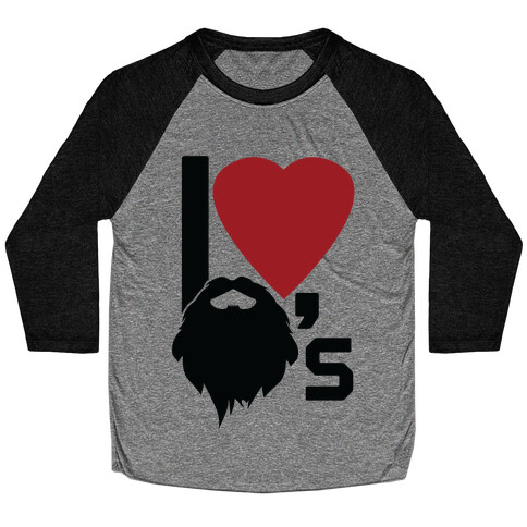 Beard Love Baseball Tee