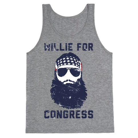 Willie For Congress  Tank Top