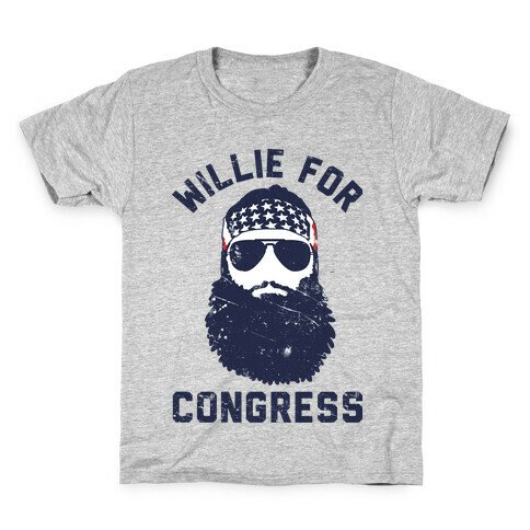 Willie For Congress  Kids T-Shirt