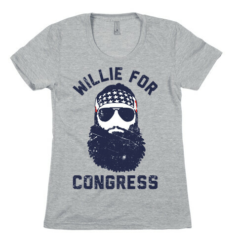 Willie For Congress  Womens T-Shirt