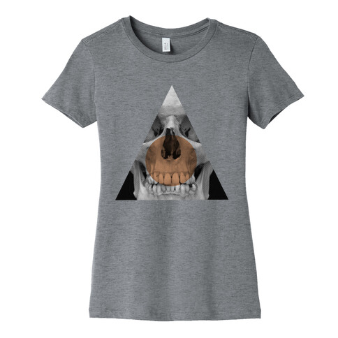 Skull Triangle Womens T-Shirt