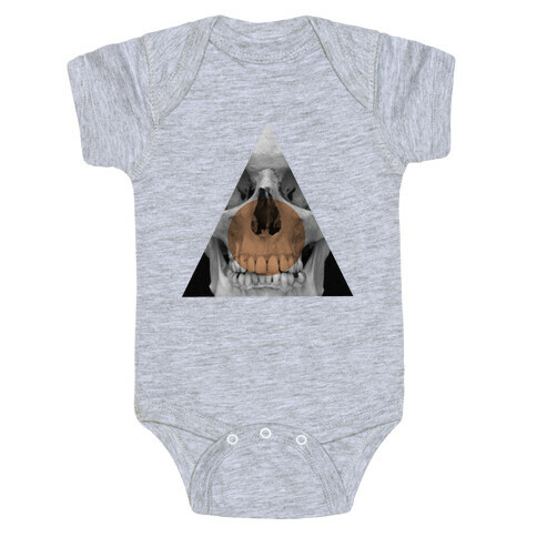 Skull Triangle Baby One-Piece