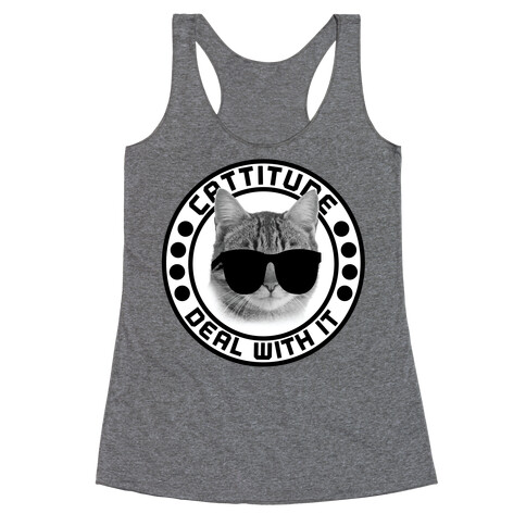 Cattitude Racerback Tank Top