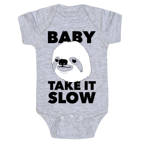 Baby Take It Slow Sloth Baby One-Piece