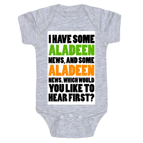 I Have Some Aladeen News... Baby One-Piece