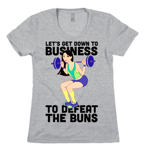 Let's Get Down to Business Parody Womens T-Shirt