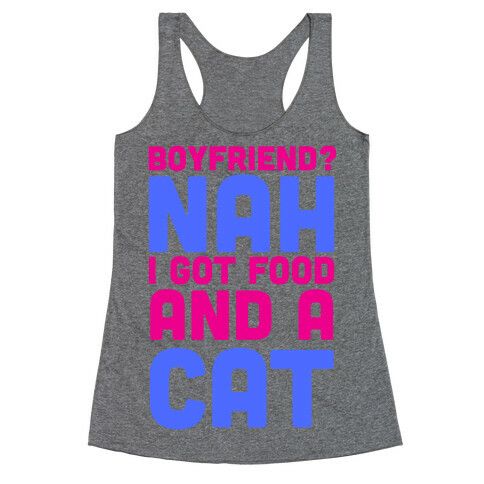 Boyfriend? Racerback Tank Top