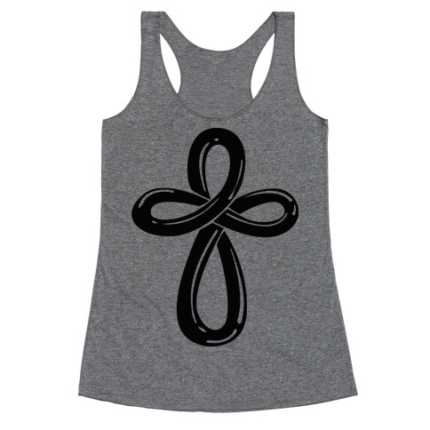 Infinity Cross (Back) Racerback Tank Top