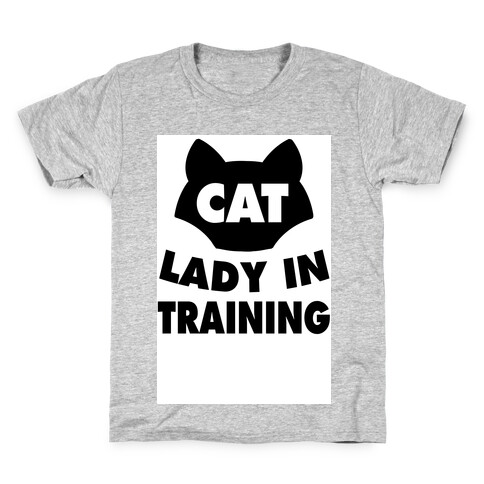 Cat Lady in Training  Kids T-Shirt